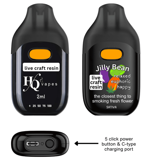 Jilly Bean Live Resin 2ml disposable Vape - HealthHQ